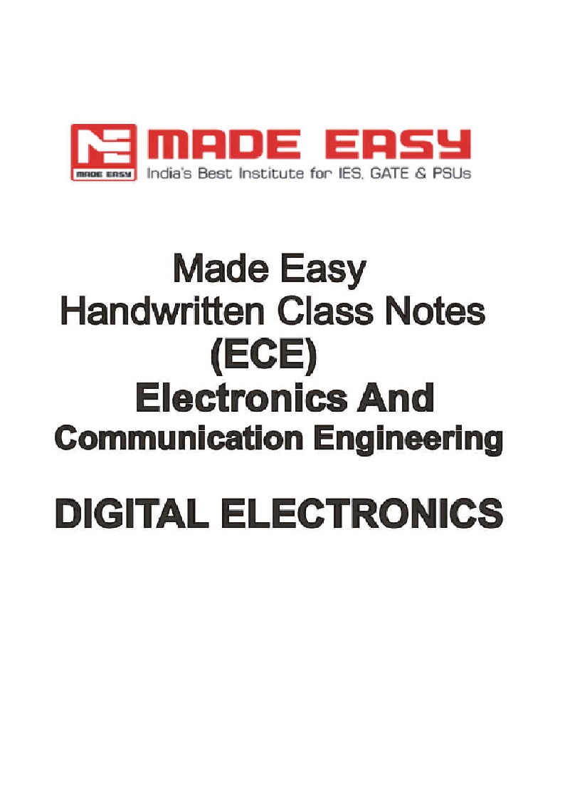 educomiq's tweet image. 🔌 Get ahead in IAS prep with Made Easy&apos;s Digital Electronics Engineering Optional Handwritten Notes! Perfect for 2024 exams. #IASPrep #DigitalElectronics #EngineeringNotes 📝✨ Visit: [tinyurl.com/mfepjvj9]&quot;