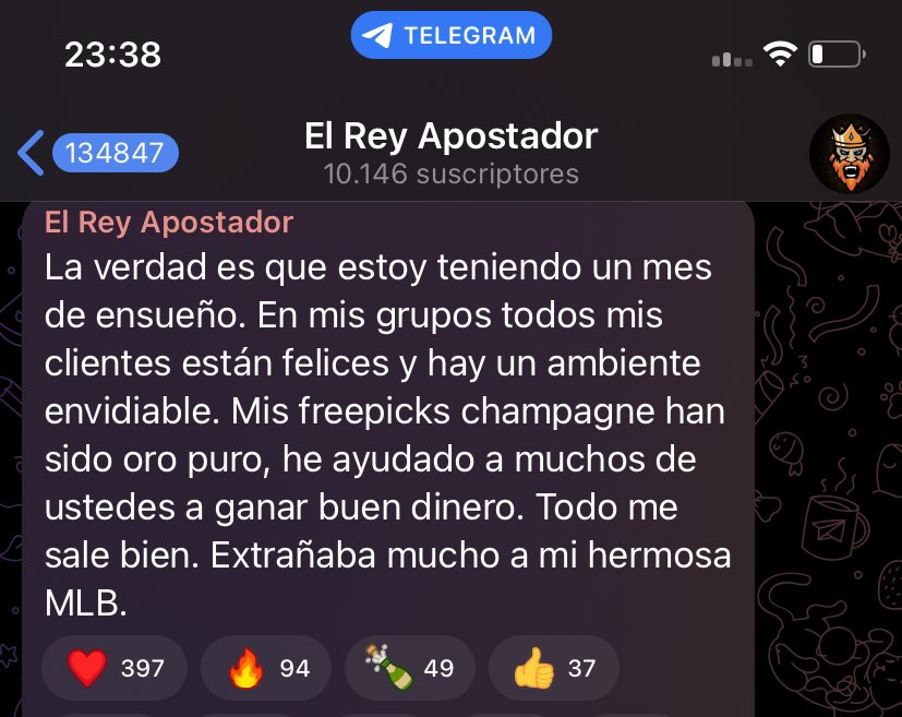 McPatoStake10's tweet photo. Hoy volvimos a ganar con El Rey Apostador en nuestro canal gratuito

Seguiremos regalando sus jugadas de pago solamente tienes que dejar tu:❤️ + RT par seguir con el contenido gratis

Grupo Gratis ⬇️

https://t.co/WRHFssiKAN https://t.co/7dydNPpzhf