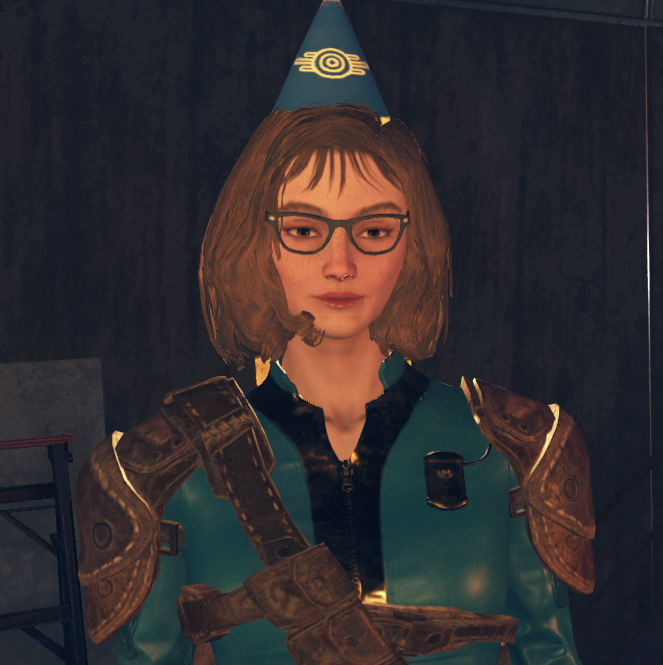 fallout 76 is so glitched its given my character ugly ass bangs only i can see...punishment