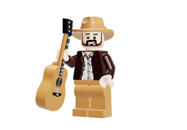 #Bourbononthebus with <a href="/drewholcomb/">Drew Holcomb</a> was amazing. Hanging out on his tour bus was a really cool experience and giving him the “Drew” lego minifigure my son Andrew designed and built was awesome! Thanks Drew for signing his! That will be a memory he will keep forever #waybackwhen