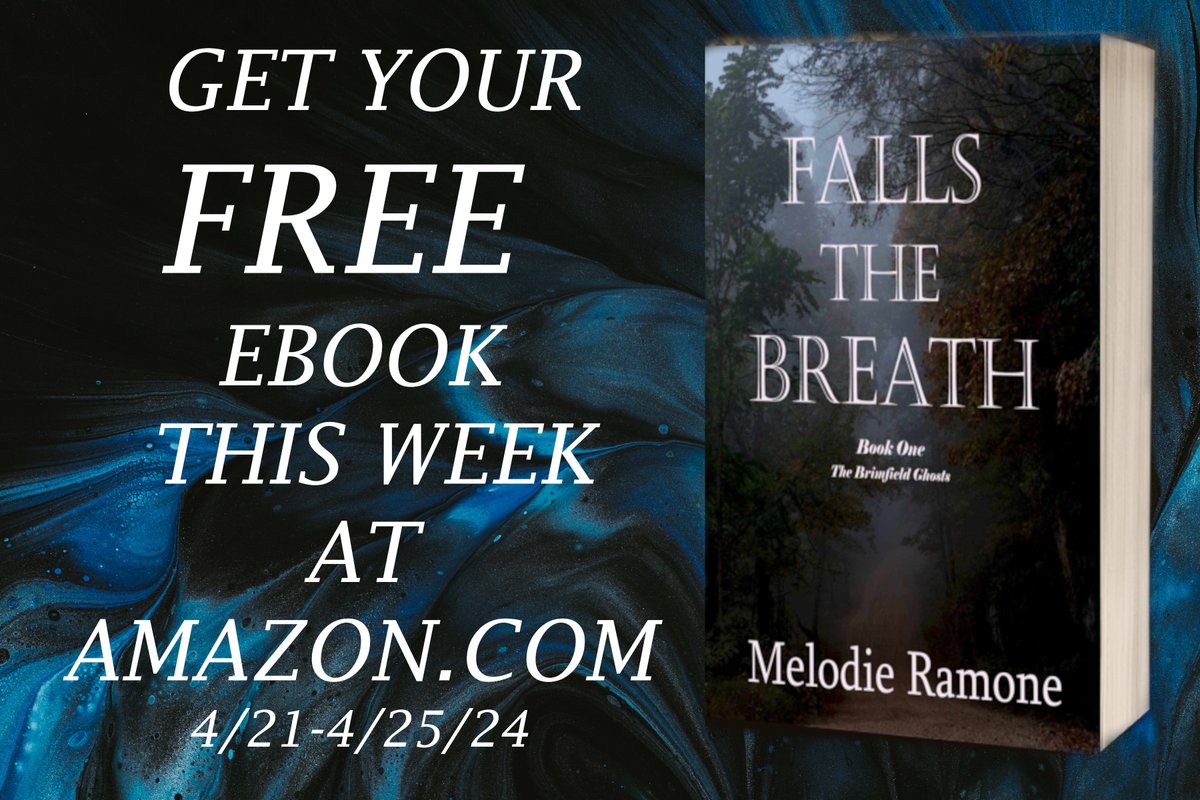Spring has sprung! Soon it'll be too damn hot so kick back in the AC with an #ebook. FALLS THE BREATH is #free on #Amazon 4/21-25. Three ghosts intertwine with the family living in their house. A child is born ill. All must unite to keep him alive. rb.gy/elai86