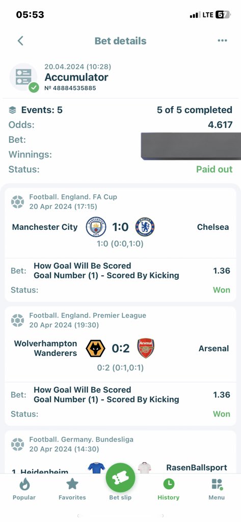 TIPS FOR THE DAY ON 22BET WON 🏆 Congratulations if you played 🎉🎉 Don’t have 22bet account?, click on link to register 👇👇👇👇 bit.ly/3vCKmAZ bit.ly/3vCKmAZ Get 100% bonus on your first deposit