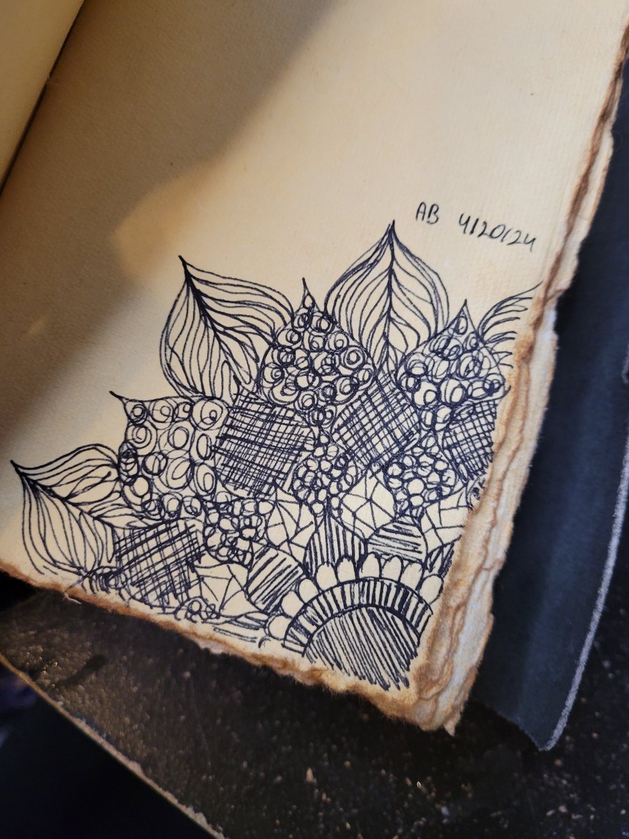 A new edition to my sketchbook 🖤🖤🖤 #patternart #flowerart #flowersketch #artist #myowndesign