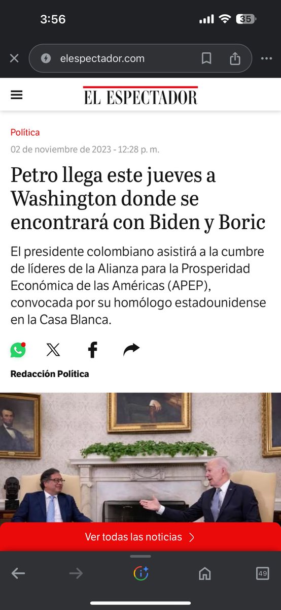 BCN_Plus's tweet photo. Otro vuelo, extraño de un avión sancionado de Venezuela sale hacia Bogotá el 2 de noviembre del 2023, justo cuando Petro se encontraba en Washington en una reunión con Biden. ¿Comienzan a notar el patrón?

El avión #YV2716 sale de Venezuela -aparentemente- a las 12:37 del 2 de noviembre del 2023 y llega a Bogotá a las 13:56. Como pueden notar, hubo interferencia durante el trayecto, sin embargo el avión, si aterriza en Bogotá. 

A las, 14:59, es decir 1 hora después -otra vez- el avión, sale con rumbo hacia Venezuela. 

¿Nuevamente qué hace un avión de Venezuela sancionado, en Colombia cuando Petro no está? ¿A qué vienen, quién lo recibe?
¿Qué hacen durante esta hora?

La siguiente visita de estos aviones venezolanos, es bastante extraño también…