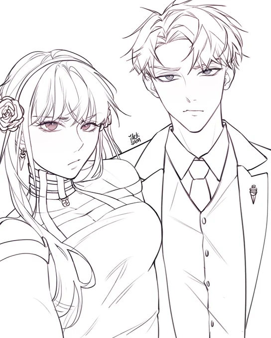 drawing twiyor >
「#SPY_FAMILY #SPYxFamily #スパイファミリー #ダミアニャ  #loidforger #yorforger 」 