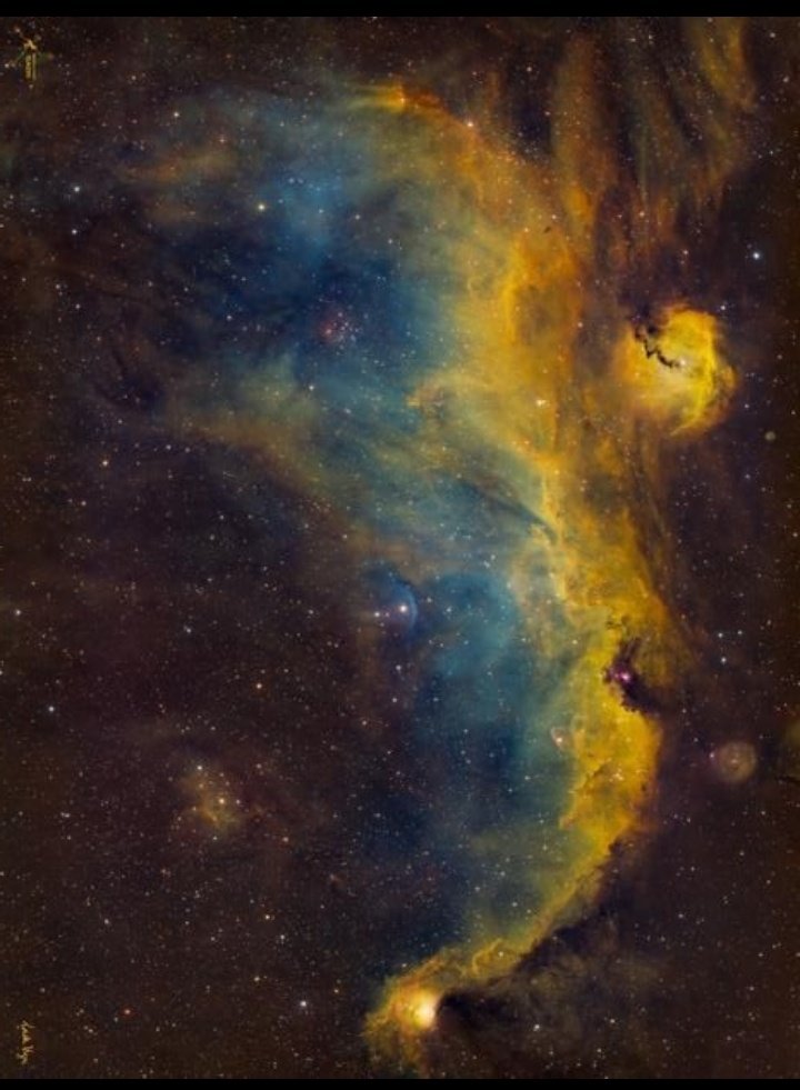 Seagull Nebula (IC2177) in SHO and RGB stars (Loïck VIGER) - AstroBin  astrobin.com/9juihc/?q=%22G…