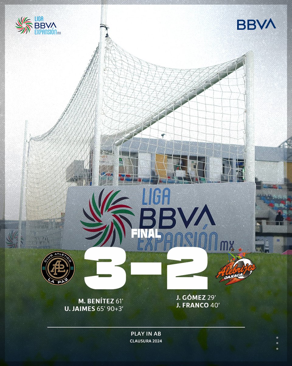 LigaMXExpansion's tweet photo. ¡VICTORIA EN LA PAZ 🤩🤯! https://t.co/ycaAbT9Zka