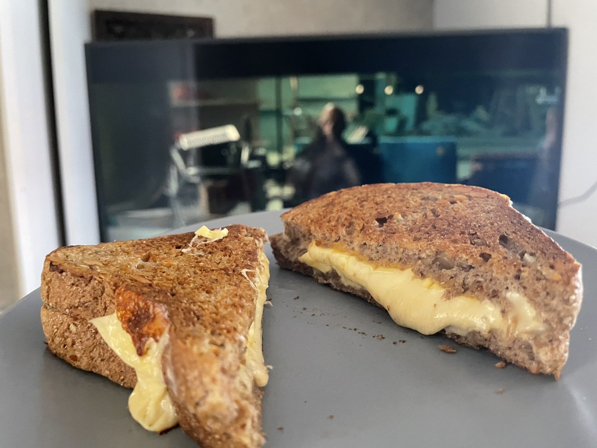 1. make badass grilled cheese 2. watch Fallout 3. have an awesome Sunday