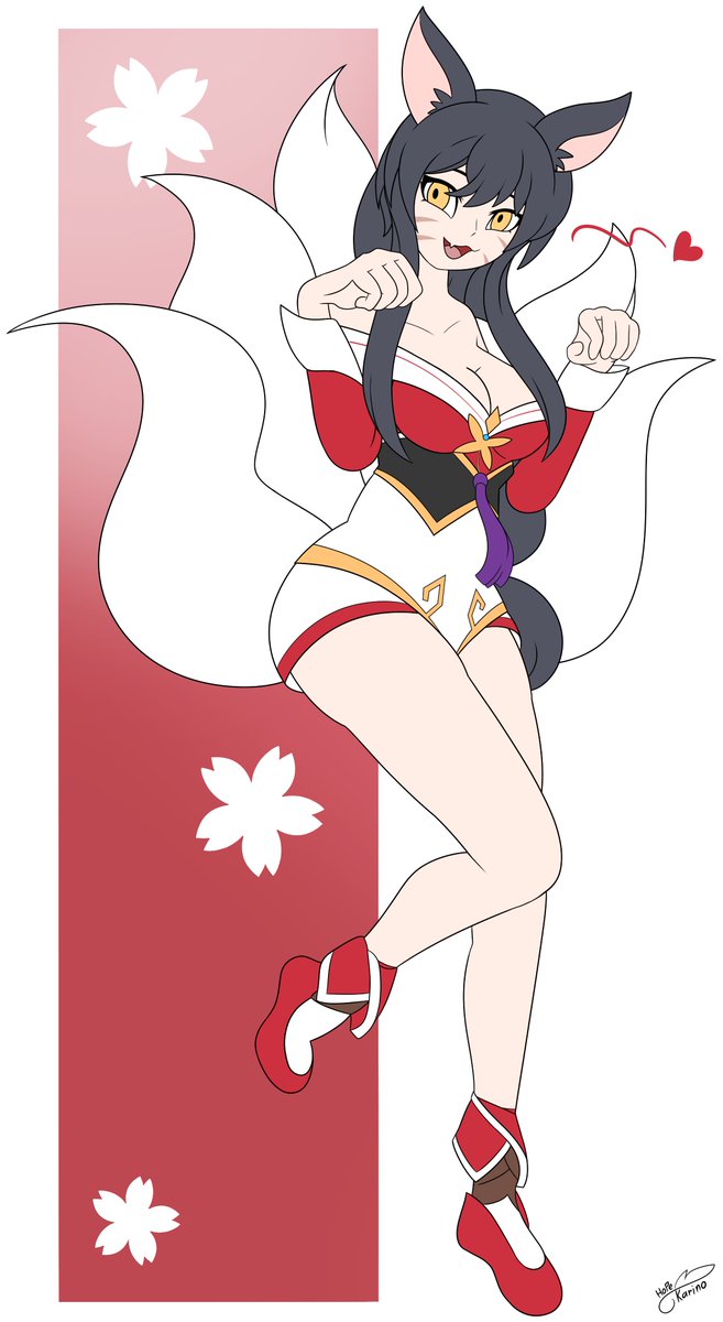 The Vastaya is so good ! .  
.
 Ahri - league of legend