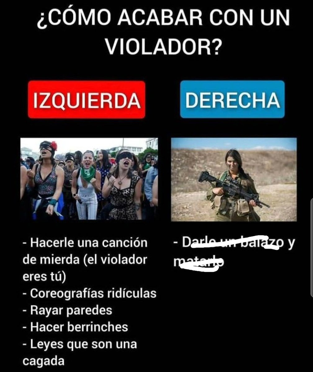 La derecha siempre es eficiente