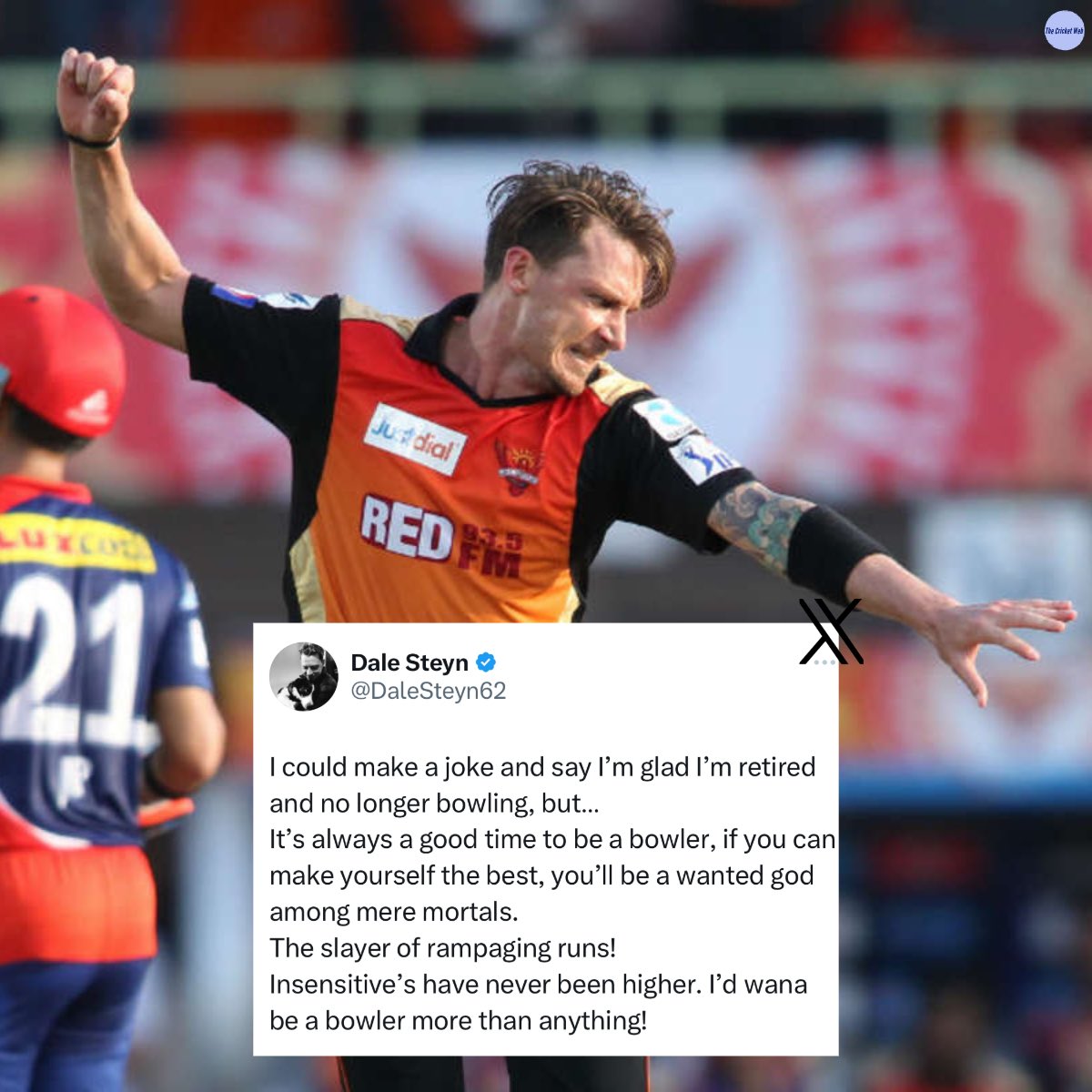 Steyn Gun always loves a challenge 🔥 

@DaleSteyn62 #DaleSteyn #IPL #CricketTwitter #SteynGun