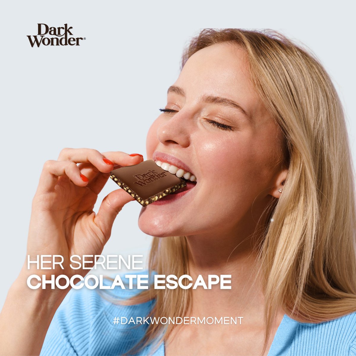 Her sanctuary in every bite: eyes closed, world faded, savoring her serene chocolate escape with Dark Wonder. 🍫😌

#DarkWonder #DarkWonderChocolate #MakesMeWonder #DarkWonderMoment