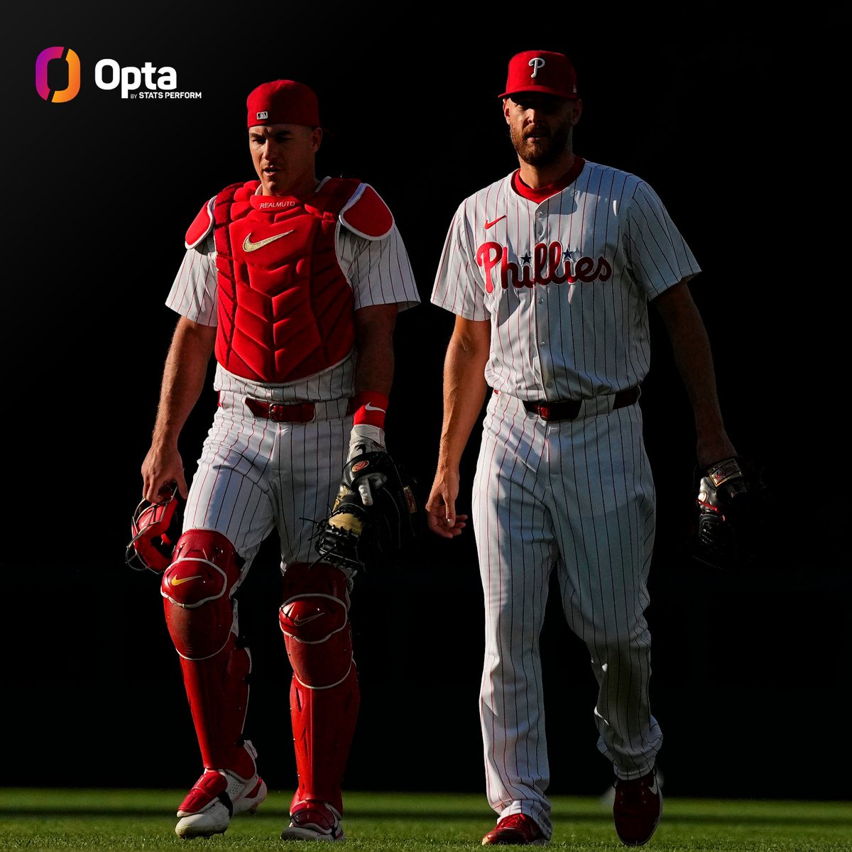 OptaSTATS's tweet photo. Since ERA became an official stat in both leagues in 1913, only one MLB team has had its starters combine for 40+ strikeouts with an ERA of 0.25 or lower over a 5-game span.

That one team is the @Phillies during their current 5-game winning streak. https://t.co/JOkEvIohkD