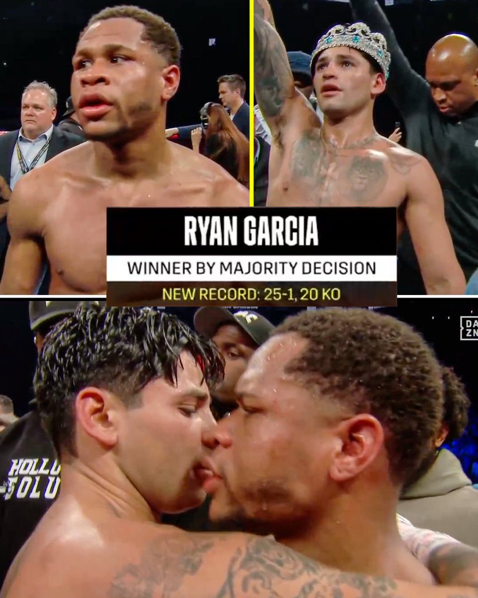 RYAN GARCIA HANDS DEVIN HANEY THE FIRST LOSS OF HIS CAREER 🥊