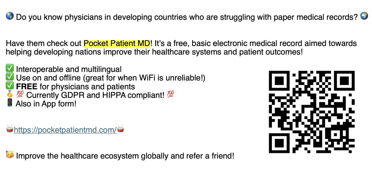 Margaret Beckwith, MD (@beckwith_md) on Twitter photo pocketpatientmd.com
#eHealth #EMR #GlobalHealth #DigitalHealth #HealthcareInnovation
<a href="/HIMSS/">HIMSS</a> <a href="/Health_Affairs/">Health Affairs</a> <a href="/promisNIH/">PROMIS</a> <a href="/emrap_tweets/">EM:RAP</a> <a href="/DGlaucomflecken/">Dr. Glaucomflecken</a> <a href="/WCInvestor/">White Coat Investor</a> <a href="/StGeorgesU/">St. George's University</a> <a href="/RehabForum/">International Rehabilitation Forum</a> <a href="/Ml88Renzo/">Renzo Mogollón</a> <a href="/mithackmed/">MIT Hacking Medicine</a> <a href="/medcitynews/">MedCity News</a> <a href="/JAMA_current/">JAMA</a> <a href="/iMedEducation/">iMED</a> pocketpatientmd.com
#eHealth #EMR #GlobalHealth #DigitalHealth #HealthcareInnovation
<a href="/HIMSS/">HIMSS</a> <a href="/Health_Affairs/">Health Affairs</a> <a href="/promisNIH/">PROMIS</a> <a href="/emrap_tweets/">EM:RAP</a> <a href="/DGlaucomflecken/">Dr. Glaucomflecken</a> <a href="/WCInvestor/">White Coat Investor</a> <a href="/StGeorgesU/">St. George's University</a> <a href="/RehabForum/">International Rehabilitation Forum</a> <a href="/Ml88Renzo/">Renzo Mogollón</a> <a href="/mithackmed/">MIT Hacking Medicine</a> <a href="/medcitynews/">MedCity News</a> <a href="/JAMA_current/">JAMA</a> <a href="/iMedEducation/">iMED</a>