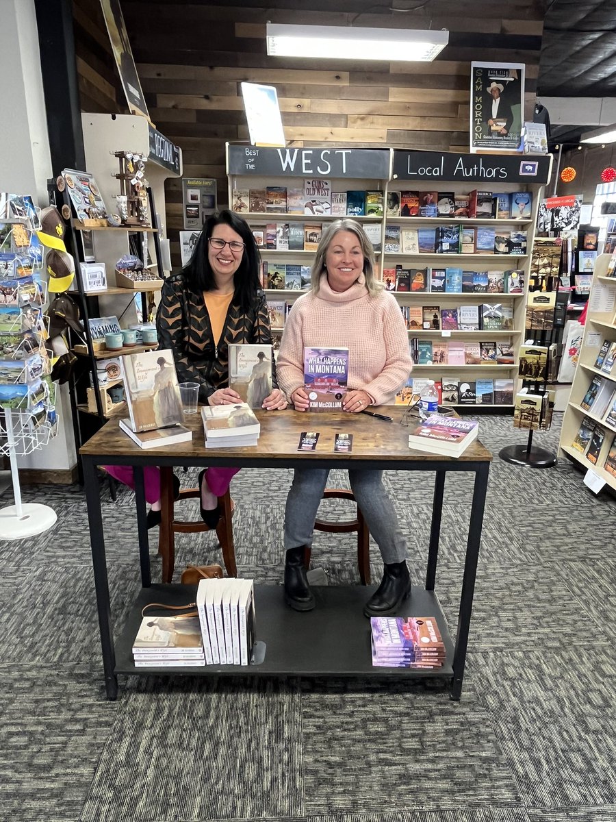 What an AWESOME first day on tour with @KFMcCollum #authorlife #BookTour #Montana #wyoming #fiction #TheImmigrantsWife #whathappensinmontana #getafterit follow our journey as we try to influence the face of book publicity @HodaAndJenna @Oprah @ReeseW @JimmyKimmelLive @jimmyfallon