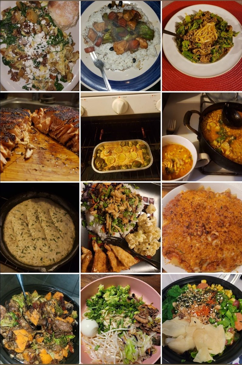 Many different meals I've cooked