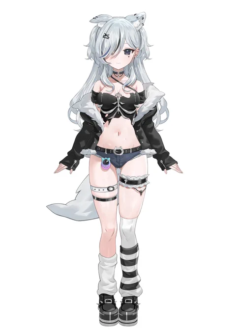 鈴丸あず様()のlive2dデザインとイラストを担当しました!どうぞよろしくお願いします。 