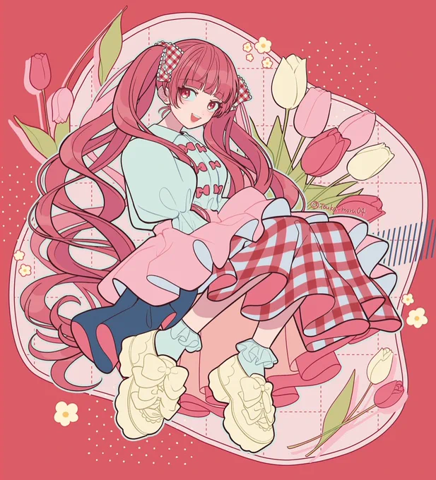 春の絵𓈒𓏸ᐢ.  ̫ .ᐢ 