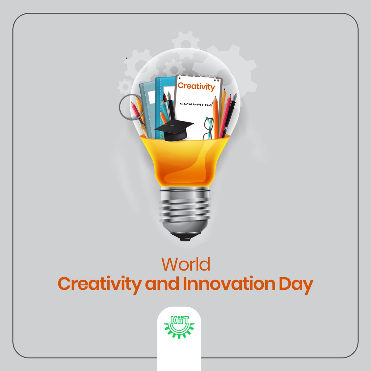 Today is a special day to believe in the potential of our imagination and the progress we can achieve by channelling our creativity. Let's take inspiration and strive to create something extraordinary!

#KIIT, wishes you all a Happy World Creativity and Innovation Day!