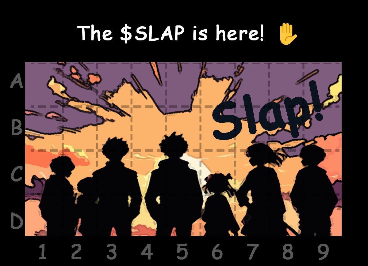 Find the $SLAP MAN ✋
Difficulty: 7/10 
Good luck 🫡

#BitcoinHalving #Bitcoin 
#Solana #Memecoins 
#Newcoin