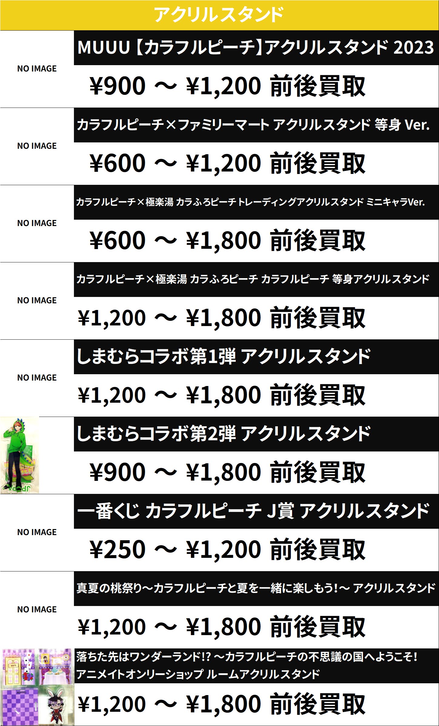 からぴち なおきり アクキー 楽しく 極楽湯 カラフルピーチ