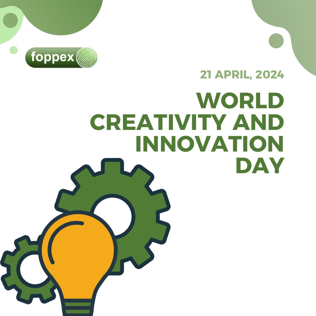 Today we celebrate the power of creativity and innovation in driving change and making a positive impact in the world.

Happy World Creativity and Innovation Day 🚀

#foppex #worldcreativityandinnovationday #thinkoutsidethebox #21April2024