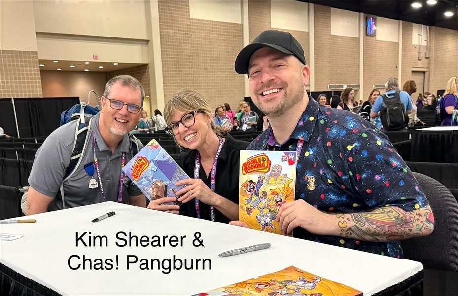 PeteBiddleYFNRL's tweet photo. Met a lot of great authors at the TLA conference. All of them were so nice. I like getting their books signed to the YWA Rockin’ Library so students can check out a signed copy. #txla24 #texaslibraryassociation #books #librarians @YWSteamPrepNT @EPISDLibraries @ELPASO_ISD https://t.co/CP0CweJaQd