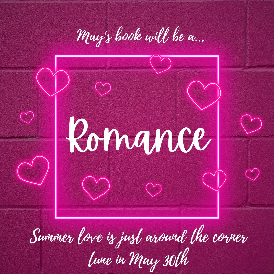 EightEyesBC's tweet photo. May is almost here and we are ready to share next month's book genre! 💕Romance💕 is what's in store for everyone and it's going to be a good one 😘  Kloveubye
#bookstagram #booknerd #bookclub #podcast 🎙️ #eighteyesbc #romance https://t.co/N9WZIAG2FS