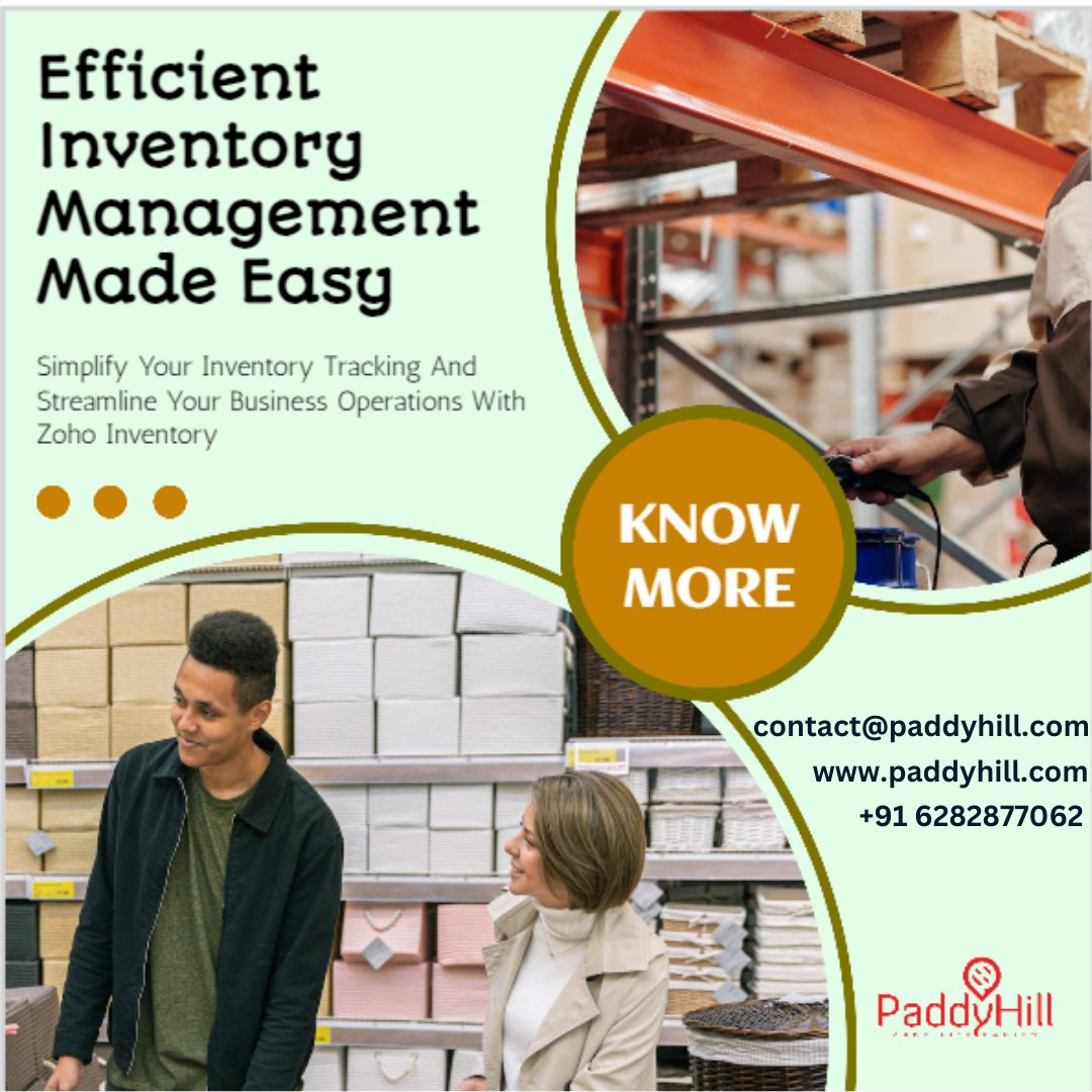 paddyhillcs's tweet image. #Zoho #inventorymanagement #paddyhillcs #streamlinebusiness #automation #easybusiness