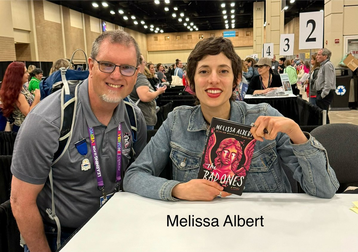 PeteBiddleYFNRL's tweet photo. Met a lot of great authors at the TLA conference. All of them were so nice. I like getting their books signed to the YWA Rockin’ Library so students can check out a signed copy. #txla24 #texaslibraryassociation #books #librarians @YWSteamPrepNT @EPISDLibraries @ELPASO_ISD https://t.co/UQcBJglMGa