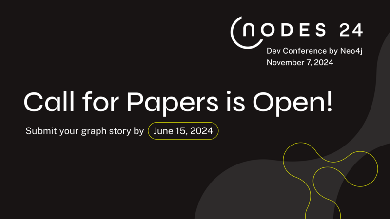 Calling all #graphdatabase & #AI devs! 

NODES, the FREE 24-hour conference is back Nov 7, 2024!  Learn about #RAG & #AI frameworks, attend workshops, network globally. Submit your talk by June 15! 

Read more here👉neo4j.com/blog/nodes-by-…

@neo4j 

#NODES2024 #Neo4j