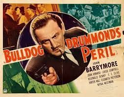 Hunting down the jewel thieves with #JohnBarrymore #LouiseCampbell #JohnHoward BULLDOG DRUMMOND'S PERIL (1938) 8:40am mystery drama #TPTVsubtitles