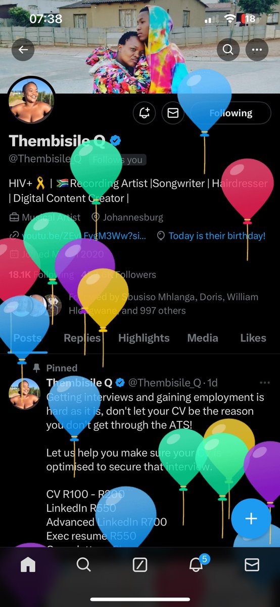 Cela nithi hooray. Hip hip hooray. Happy birthday to you @Thembisile_Q , ube nosuku oluhle beautiful Queen ❤️❤️❤️🥳🥳🥳🎂🎂🎂🎊🎊🎊🎊🎊