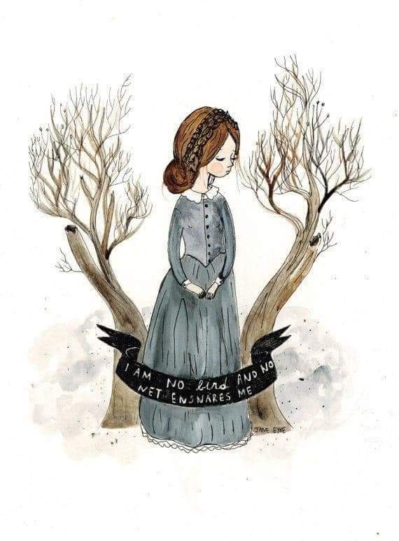 Oggi nasceva, Charlotte Bronte'
,, non sono un uccello, e non c è rete che possa intrapolarmi
Jane Eyre