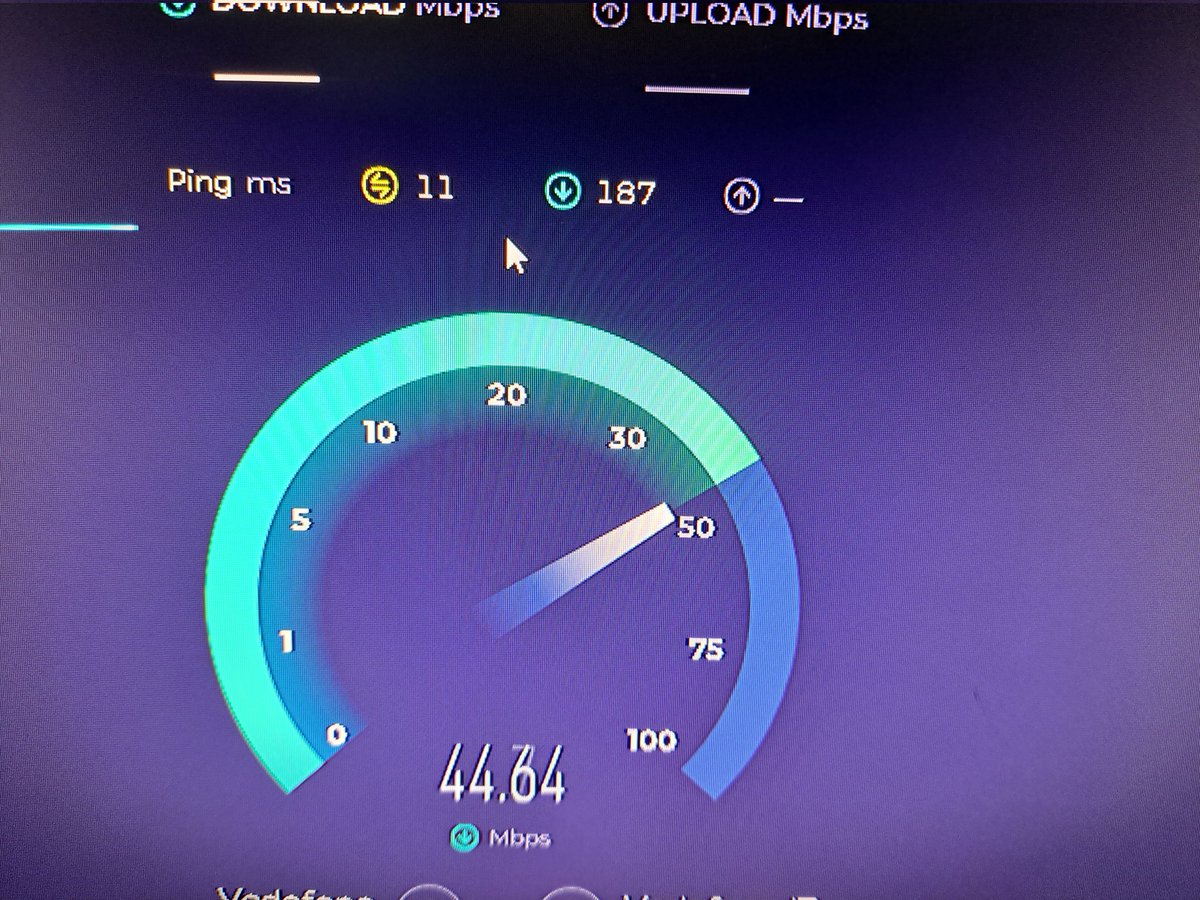 @VodafoneIT this what my super fiber looks like today. Whats going on? Is super slow and unstable