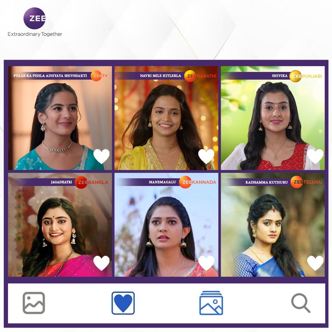 Versatility at its finest ,with these fierce females! 💃♥️ Who's your source of endless inspiration? #ZEE #ExtraordinaryTogether @ZeeTV @zeemarathi @ZeePunjabi_off @ZeeBanglaTv @ZeeKannada @ZeeTVTelugu