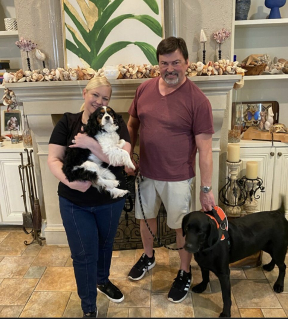 Cody with his new family 🥰