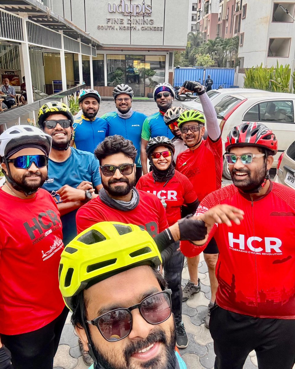 #Happyhyderabad Cycling Ride to #Neopolis Thanks everyone for joining #HyderabadCyclingRevolution #hyderabadactivemobility #CyclingCommunityOfHyderabad #HappyHyderabadEast #HappyhyderabadWest #HappyhyderabadNorth #HappyHyderabadSouth
