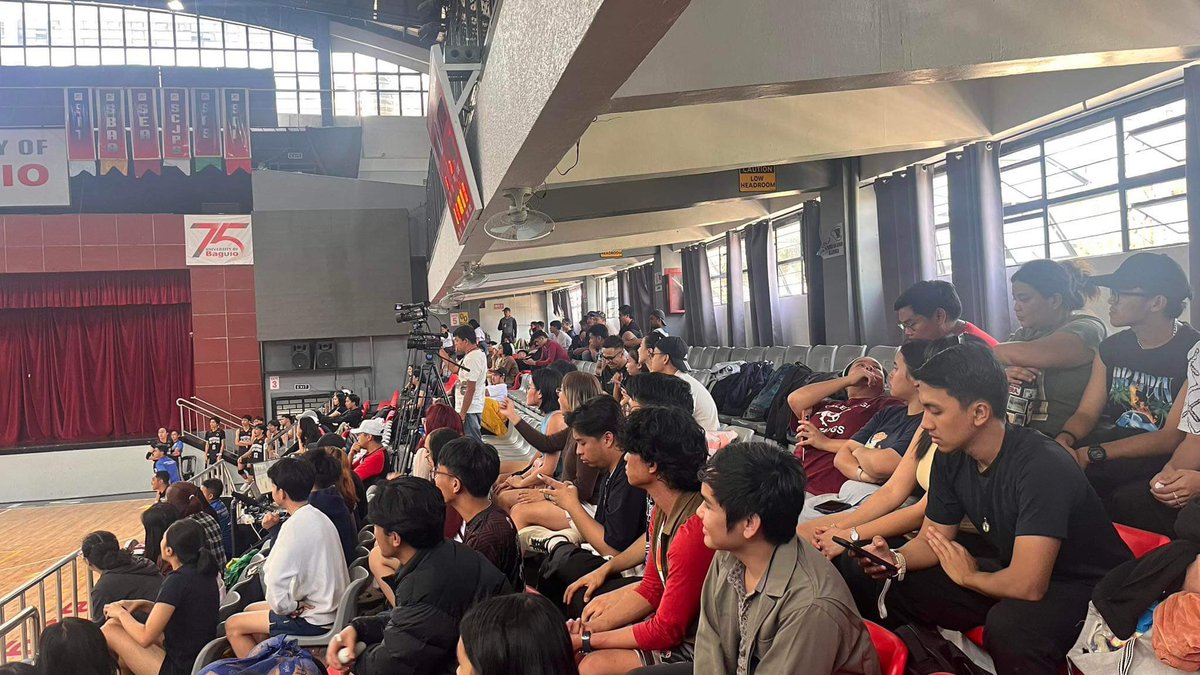 UPBaguioUSC's tweet photo. NOW HAPPENING: UPB Fighting Maroons squares off against BCU Eagles in the Men’s Volleyball Tournament of the 34th Season of the BBEAL.
The Fighting Maroons currently leads with 2-0.
#UPBFight
#BBEAL34 https://t.co/TaChaBGG6S