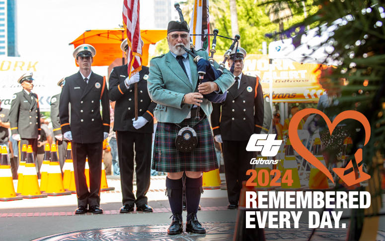 CaltransHQ's tweet photo. Join us this Thursday, April 25 at the State Capitol in Sacramento for the Caltrans Workers Memorial, honoring Caltrans employees who lost their lives while on the job. 🧡 More info: https://t.co/JijAELHUiP
#BeWorkZoneAlert #MoveOver #caltransfamily @CA_Trans_Agency @CAgovernor https://t.co/awYPxFzlaV