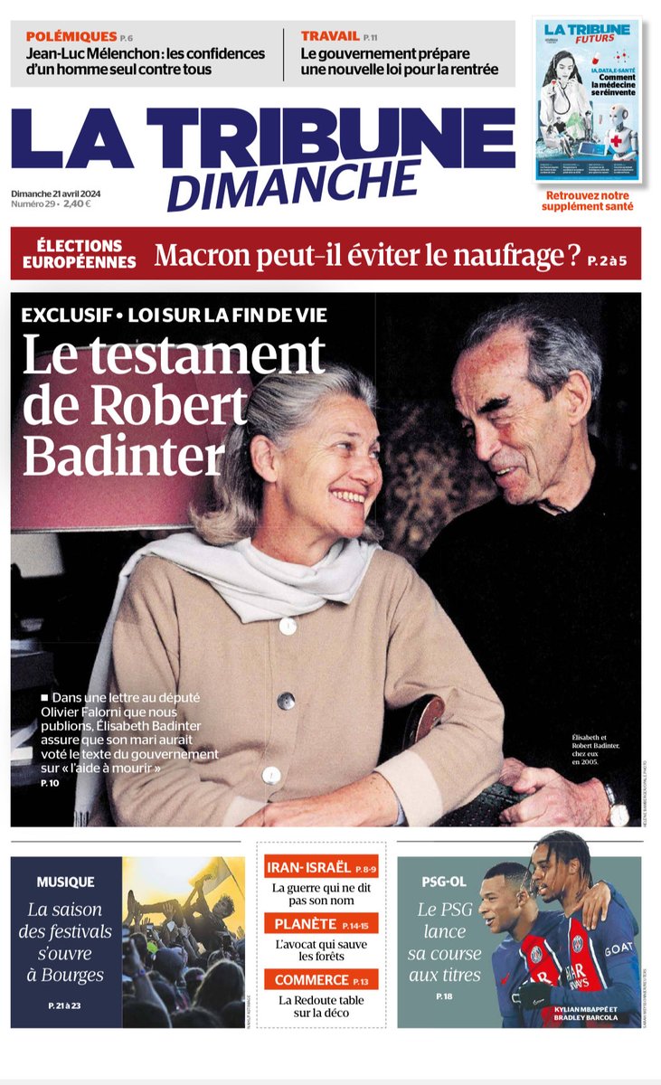 Bonne lecture!
@latribune #Dimanche 
#Badinter #FindeVie
⁦@Think_Badinter⁩ 
⁦@OlivierFalorni⁩