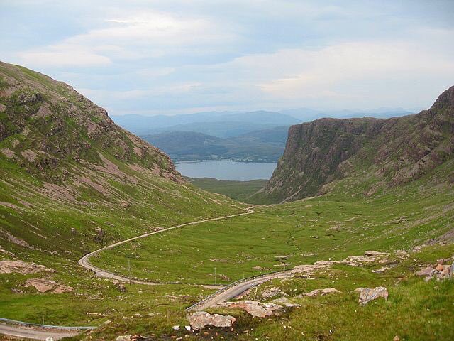 Apr 21: Feast of Máel Rubai (†722), apostle of the Picts. Irish monk who founded monastery at Apor Crossan (Applecross, Wester Ross), pictured. He also built a church on an island in Loch Maree, where his spring was famous for its healing properties. ©Brian Gillman