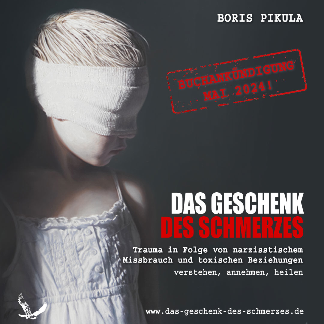 borispikula's tweet image. BUCHANKÜNDIGUNG Mai 24: DAS GESCHENK DES SCHMERZES - Trauma in Folge von narzisstischem Missbrauch und toxischen Beziehungen - verstehen, annehmen, heilen
#dasgeschenkdesschmerzes #bücher #buchtipp #ratgeber #gesundheit #psychologie #autor #borispikula #gottfriedhelnwein