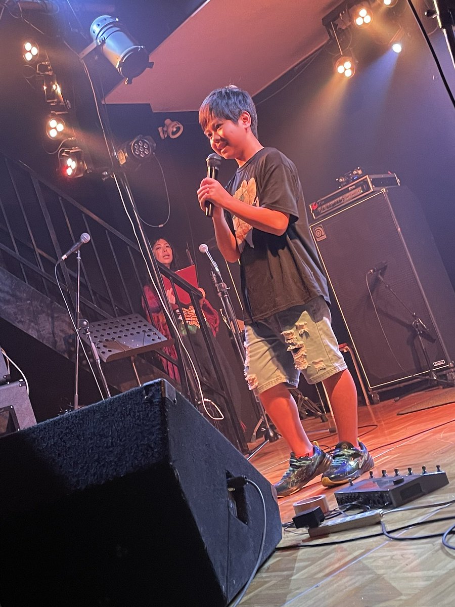 INBrecord's tweet image. お次は小学五年生のツナマヨさん🐟
唱とダイナマイトと言う難易度の高い曲を笑顔で熱唱しております☺️✨️