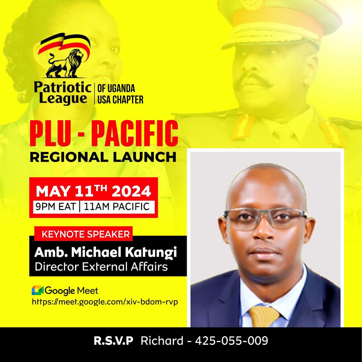 On behalf of PLU- USA chapter and the guidance of our CEA @MKatungi . The ball has been set rolling. We invite all our supporters in the diaspora to join in virtually, physically etc as we launch our regional chapters. Go @mkainerugaba . Viva PLU @MichealMawanda1 @DaudiKabanda