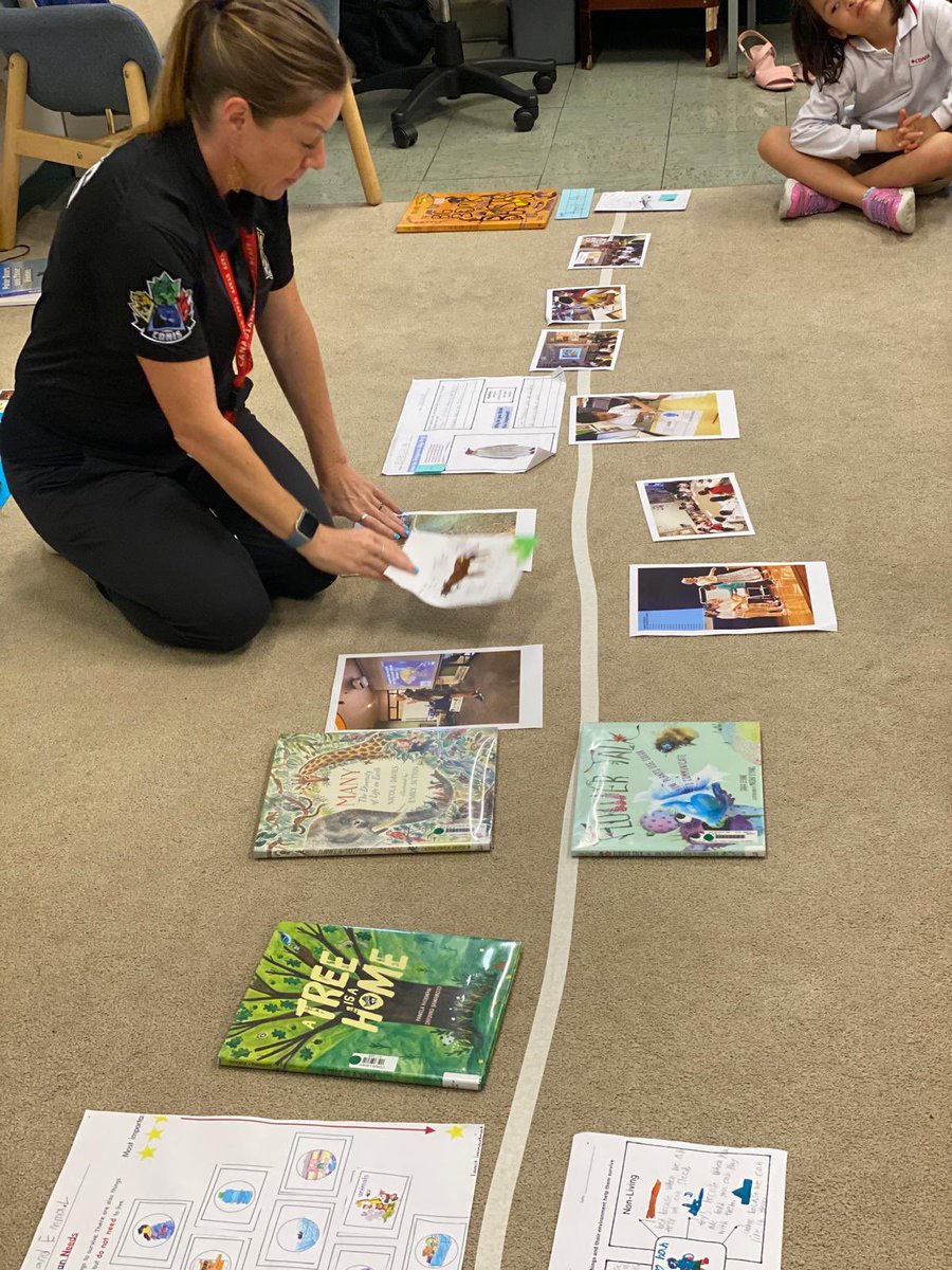 Before any #UOI #summativeassessment I like to set my students up for #sucess. This time I asked them to place photos, learning engagements and books from the unit on a time line to review the learning that occurred. #pyp <a href="/ibpyp/">IB PYP</a> #cdnisls