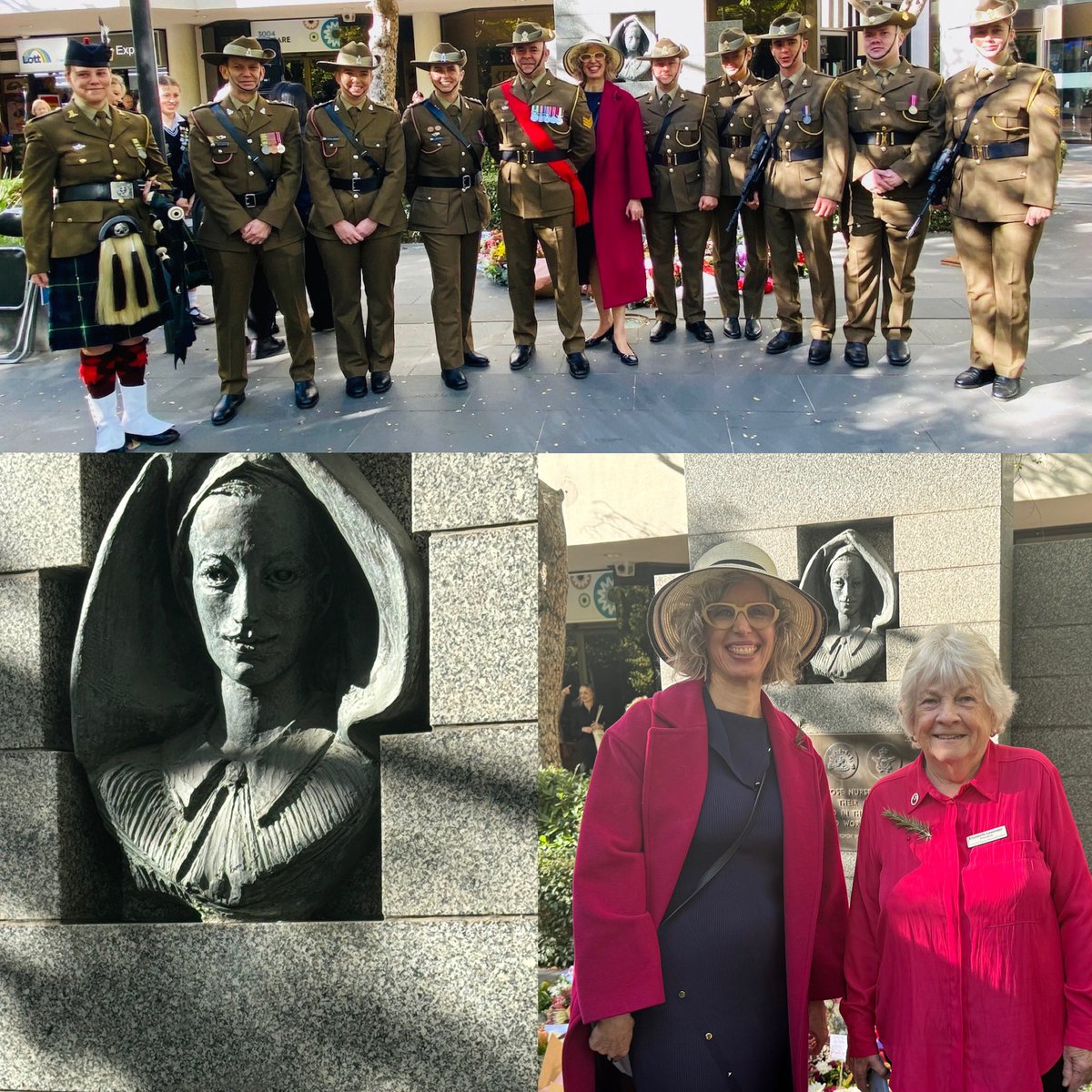 The Australian Nurses Memorial Centre commemorative service is a tribute held to remember all nurses past and present, and to honour those who have given their lives in service of their country. A pleasure to represent @NatalieSuleyman #LestWeForget #springst @anmfvic