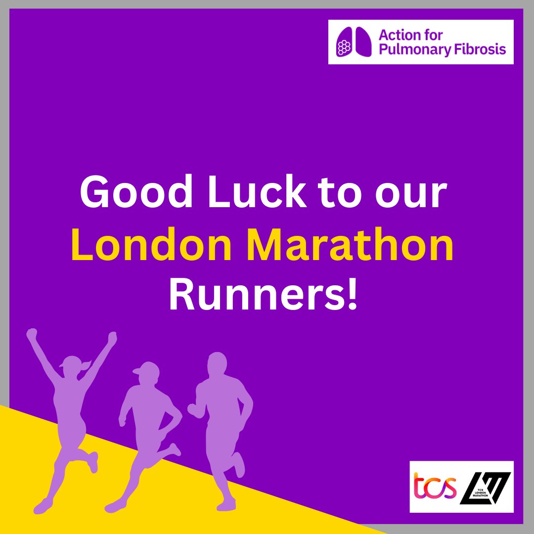 We would like to say a big thank you to all those running in the London Marathon for APF and raising vital funds for our research and support services. Thank you all so much for your support 💜
