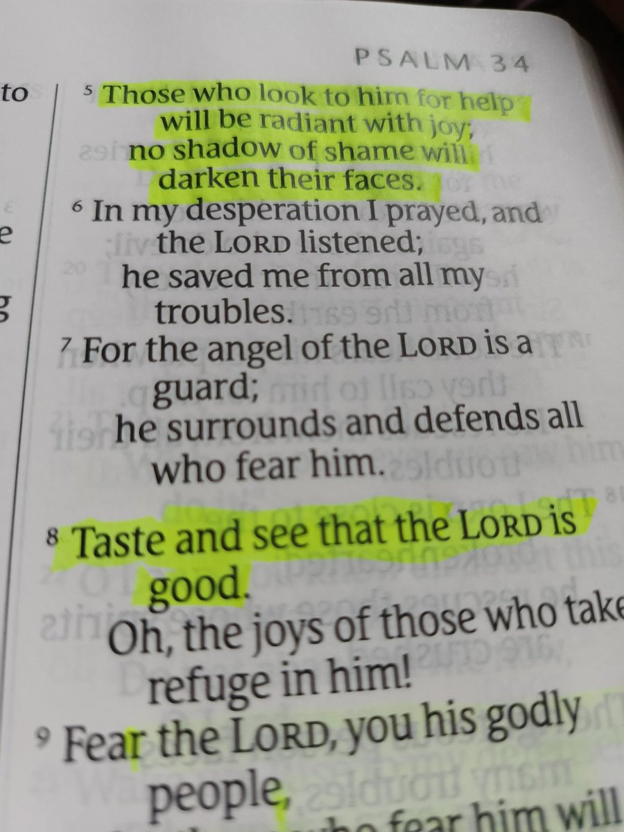 TWEETORACLE's tweet photo. Scriptural Meditation of the Day 👇

"Those who look to God for help will be radiant with joy, no shadow of shame will darken their faces''

Psalm 34:5 https://t.co/OsXJ3WiAXM